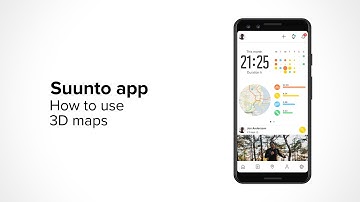 Suunto app - 3D maps