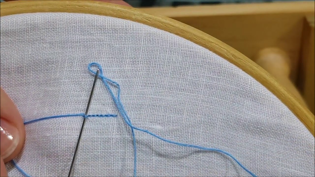 Punto indietro ripassato - Tutorial ricamo a mano Reverse Back Stitch - Hand Embroidery Tutorial