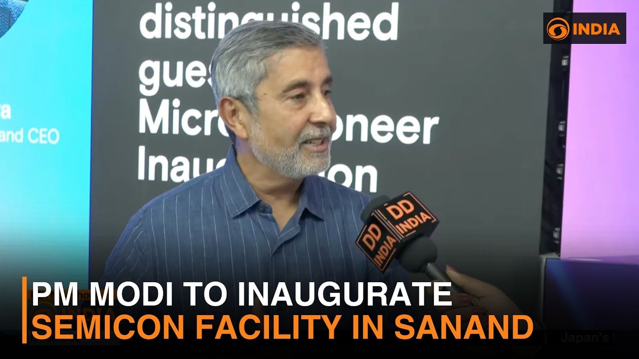 PM Modi to inaugurate semicon facility in Sanand | DD India