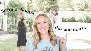 How to be a Great Second Shooter + Mistakes to Avoid | Second wedding photographer dos and don'ts