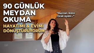 Hayatımı Ve Evimi 90 Günde Değiştiriyorum 🚀 Haziran, İkinci Ocak Ayıdır L 90 Günlük Challenge B1