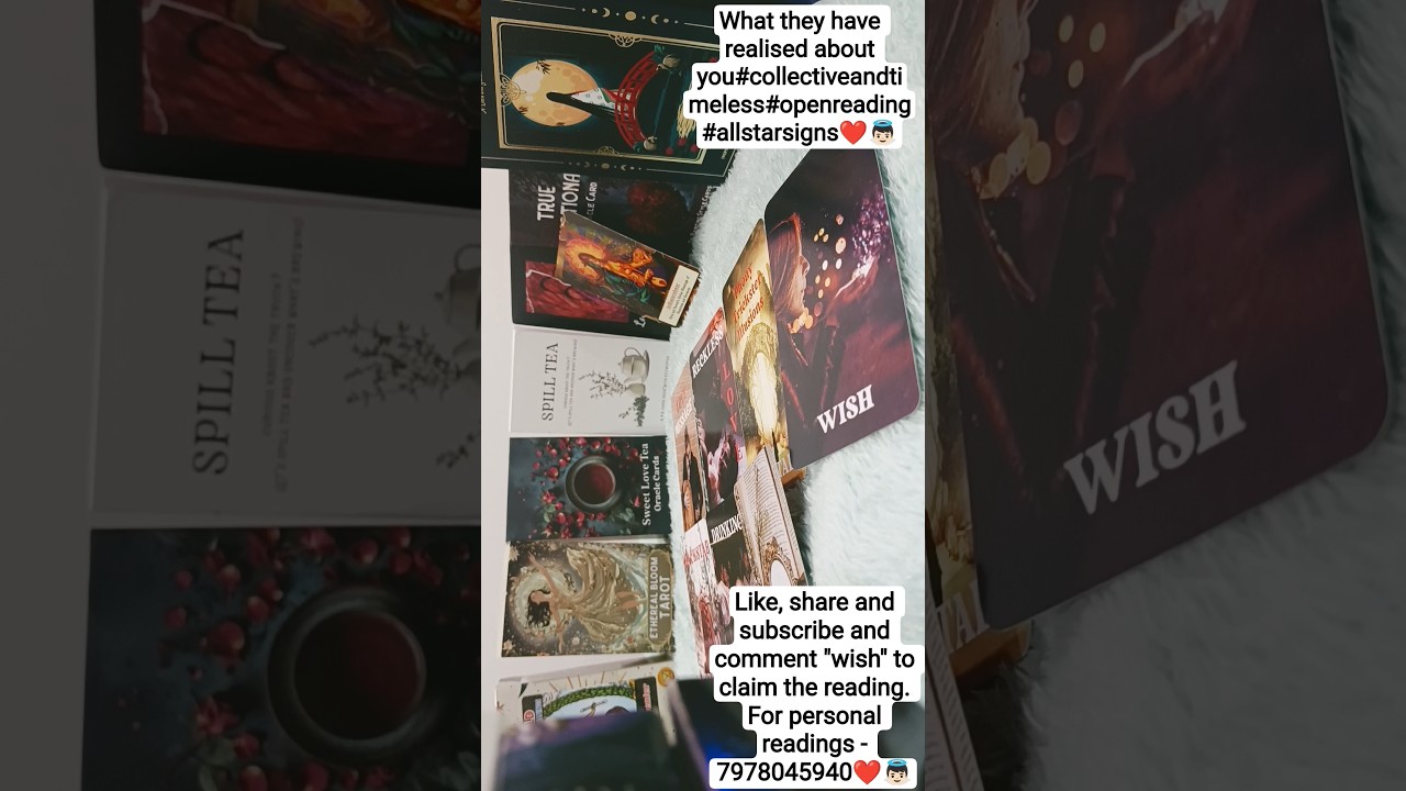 What they've realized about you 