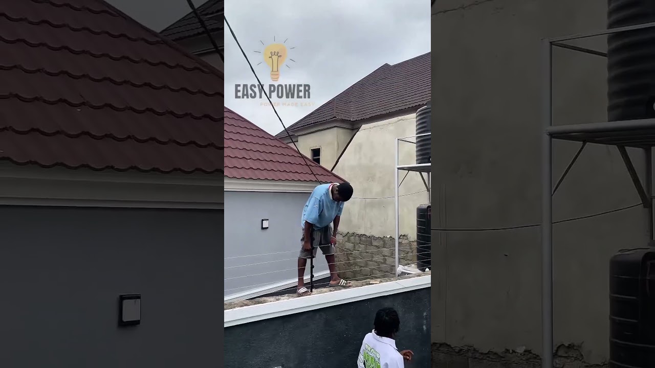 ELECTRIC FENCE WIRE INSTALLATION IN PROGRESS AT LUGBE, FCT ABUJAG