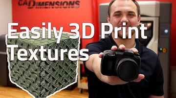 How To Use 3D Texture to Make 3D Prints Look Amazing - Tutorial