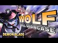 Demon Blade WOLF Skill Showcase Roblox 