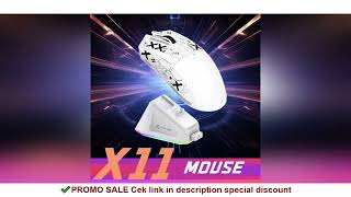 ATTACK SHARK X11 PixArt PAW3311 Three Mode Wireless Gamer Mouse Charging Dock Gaming Sensor, BT/2.4G