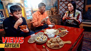 The Gobi Breakfast! How Camel Herder Nomads Live in Mongolia! | Views