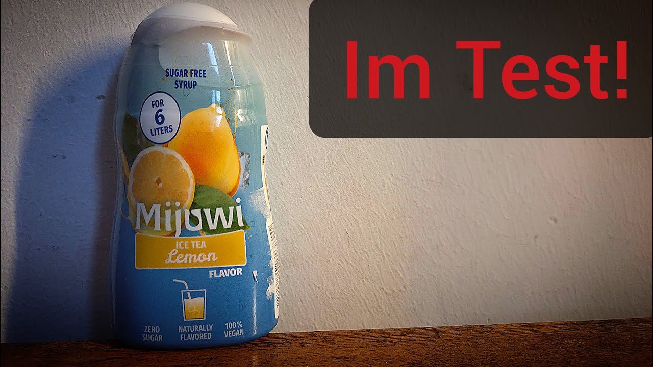 Ich teste: Mijuwi Ice Tea Lemon Flavour Getränkesirup.