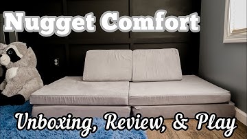 WE GOT A NUGGET COUCH! | UNBOXING THE NUGGET COUCH | THOUGHTS & REVIEW 2022 | MEGA MOM