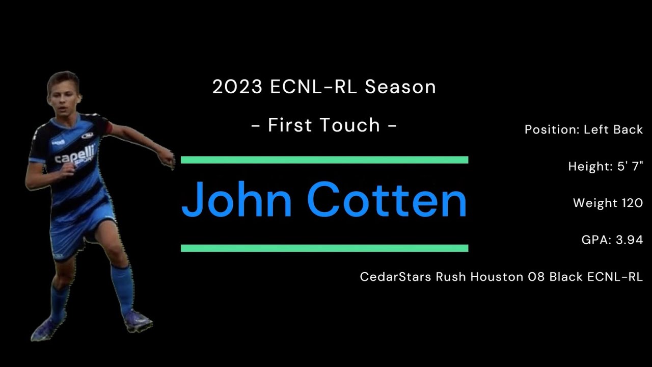 John Cotten - First Touch - 2023 ECNL RL