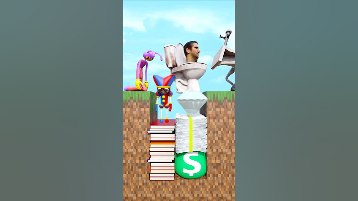 Will You Choose The Knowledge Or The Money? | Jax Vs Skibidi Toilet