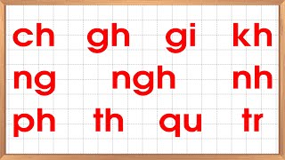 Chữ ghép tiếng việt |11 phụ âm ghép tiếng việt
