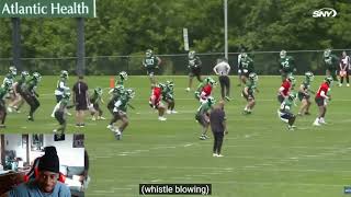 Geno Smith, Garrett Wilson, Breece Hall and more hit the field as Jets OTAs start up - REACTION