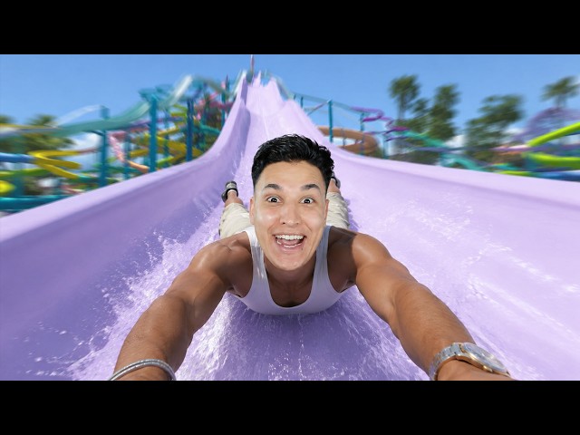 بناء اكبر حديقة ملاهى مائية عملاقة 😱 Builds a Giant Water Park in GTA 5!