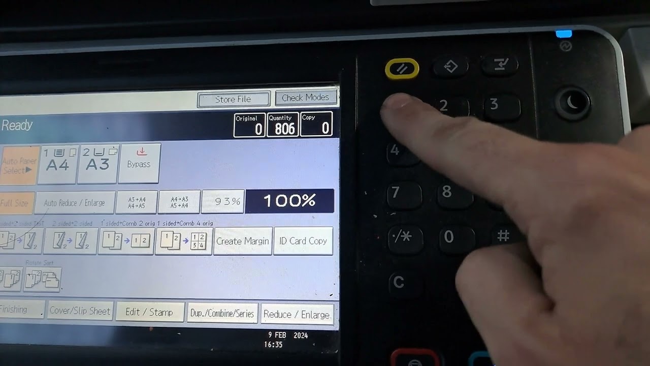 How to enter in Service Program mode on Ricoh MP 2553SP/3053