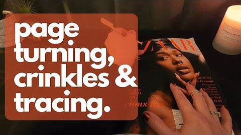 ASMR - Lots of Crinkles, Squeezing, Spine Creasing, Tracing and Page Turning - No Talking