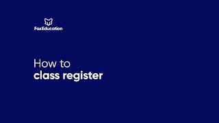 Activate and manage class register with SchoolFox/KidsFox/TeamFox screenshot 2