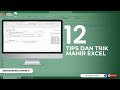 12 Tips untuk mempercepat pekerjaan di Excel