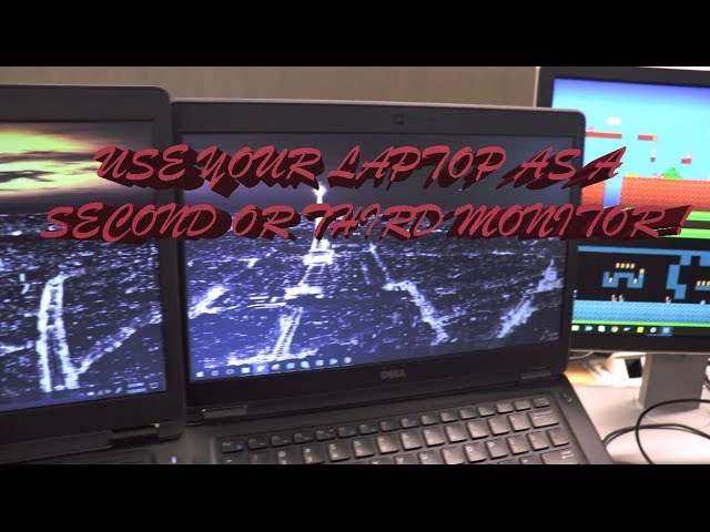 Use a laptop as a second monitor - YouTube
