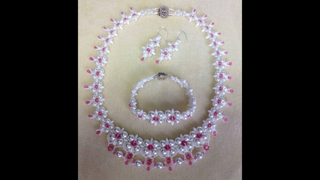 (Tutorial) Dream Wedding Earring & Bracelet Set (Video 61) - YouTube