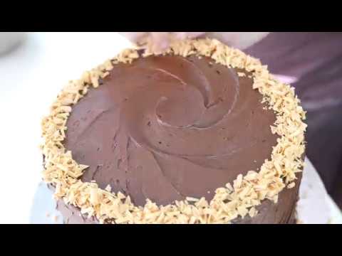 Mile High Chocolate Salted Caramel Cake | The Hummingbird Bakery - YouTube