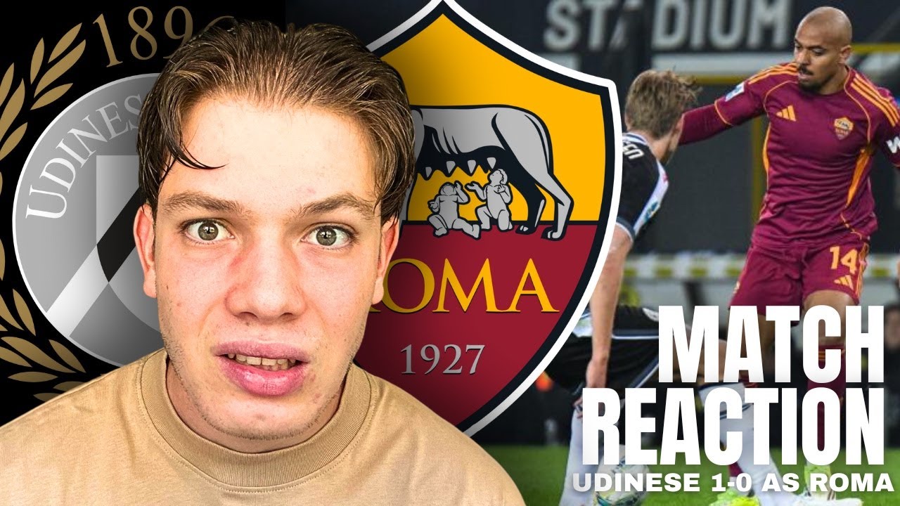 RUBBISH! Udinese 1-0 Roma REACTION