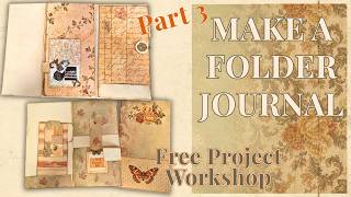 How to Make a Folder Journal l Mini File Folders & Journal Folder Closure Ideas l Free Journal Class