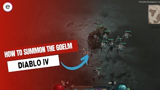 Diablo 4: How To Summon The Golem