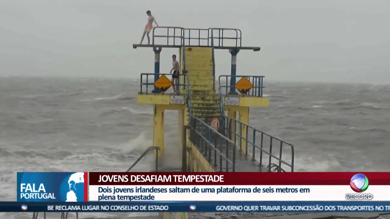 FALA PORTUGAL - Jovens desafiam tempestade