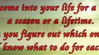 Reason, Season, or Lifetime -- Unknown