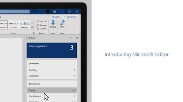 Bring out your best writer with Microsoft Editor