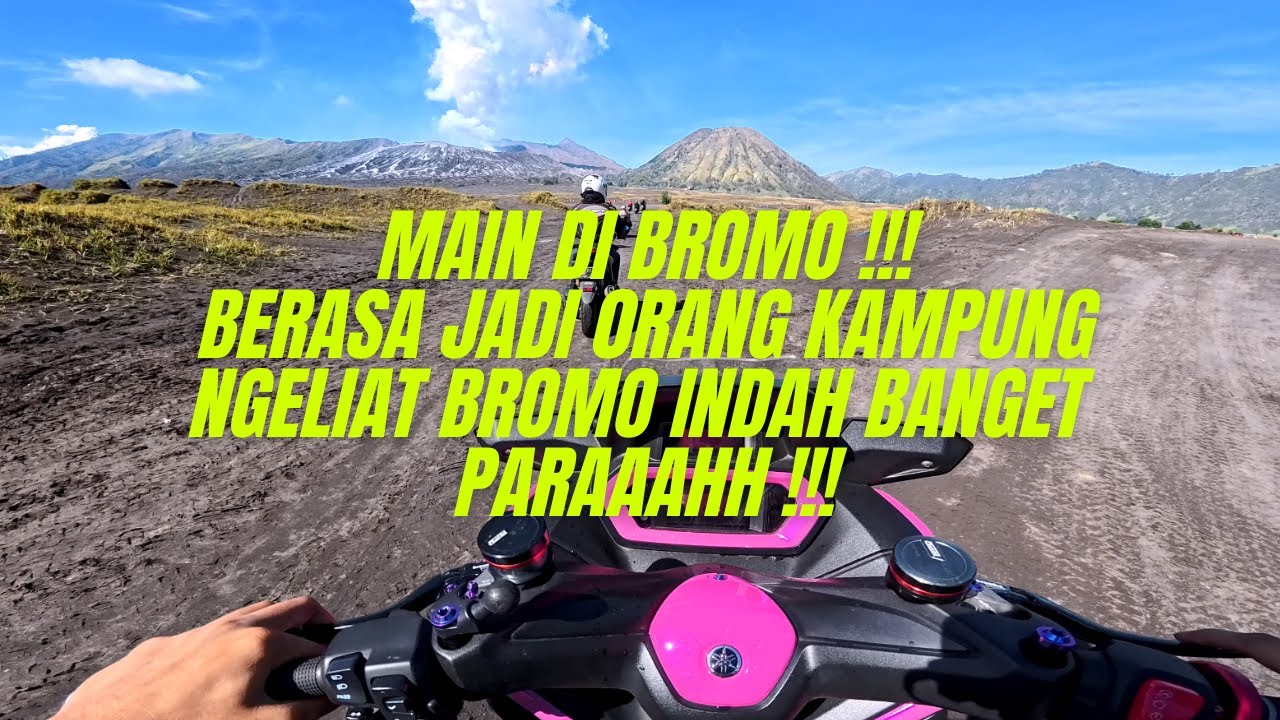 MAIN DI BROMO !!! XMAX Ceper Main Pasir di Lautan Pasir Bromo