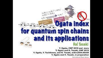 Ogata Index for Quantum Spin Chains and Its Applications / Hal Tasaki