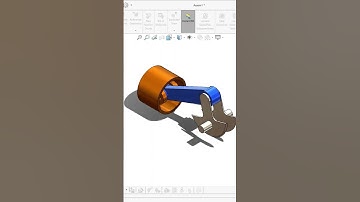 Piston cylinder animation #shorts #solidworks  #design #art #solidworks3d