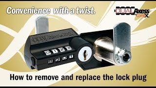 CompX Security Products: DualAxess - How to remove and replace the lock plug