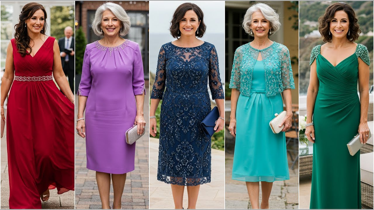 Elegant Mother Of The Bride Dresses For Over 50s