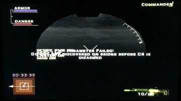 Gameplay Of Syphon Filter 2 (PS1) (Disc 1) (Part 3) Bridge Level And Airbase