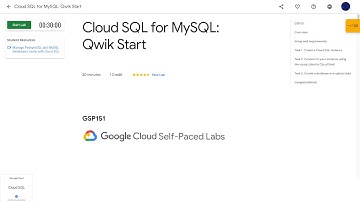 Qwiklabs | Cloud SQL for MySQL: Qwik Start [GSP151]