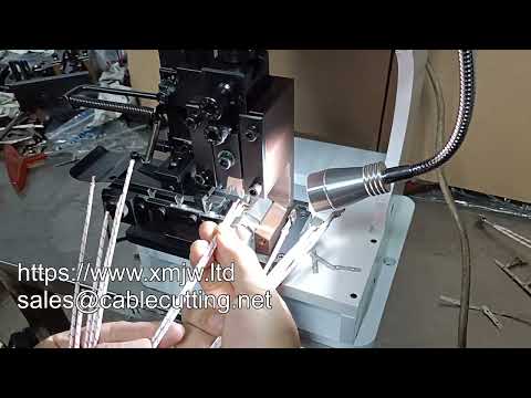 Super-Mute Terminal Crimping Machine with OTP Applicator and Blade Bending Knife