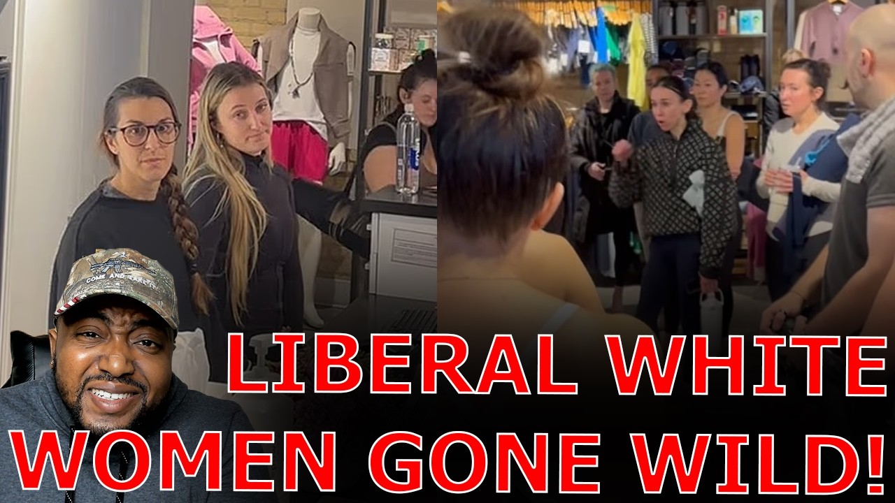UNHINGED Liberal White Women PUNISHED FOR STORMING CorePower Yoga Studio For REMOVING ANTI ICE SIGN!