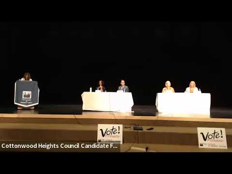 2023 Cottonwood Heights City Council Candidate Forum