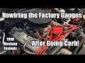 Rewiring the factory gauges after a carb swap  90 ford mustang gt foxbody