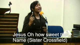 Video thumbnail of "Jesus oh how sweet the Name."