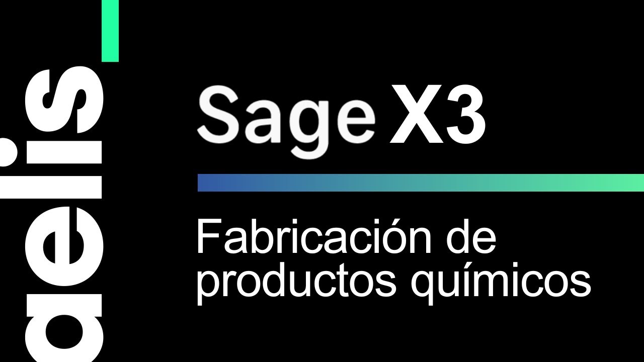 video editing software free Fabricación de Productos Químicos con Sage X3