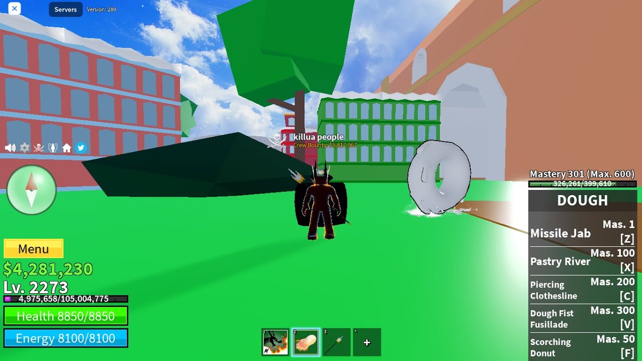 New Awakened Dough Fruit showcase in Blox fruits!! YouTube