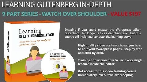 How to use the wordpress Gutenberg editor video no-8
