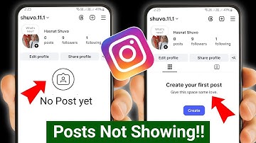 Instagram heeft nog geen berichten. Maak je eerste bericht. Probleem | Instagram-berichten worden...