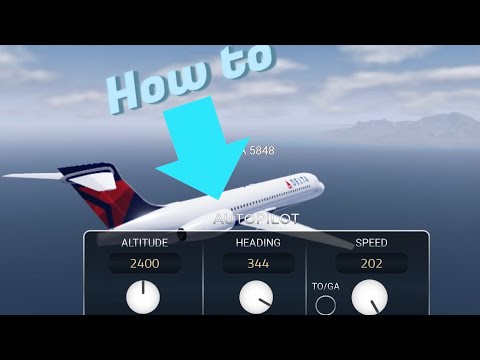 How to use the auto pilot in project flight