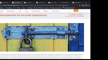 Michalsons | Data protection for non profit organisations