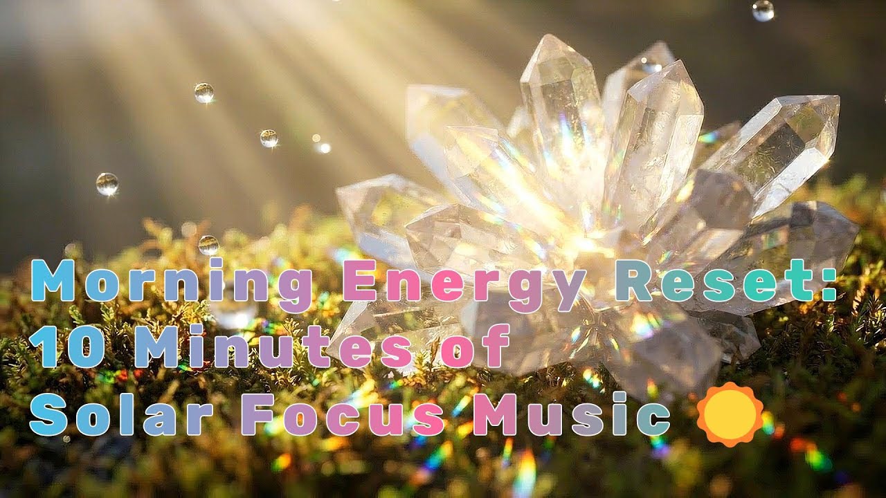 [4K ASMR] Morning Energy Reset: 10 Minutes of Solar Focus Music ☀️